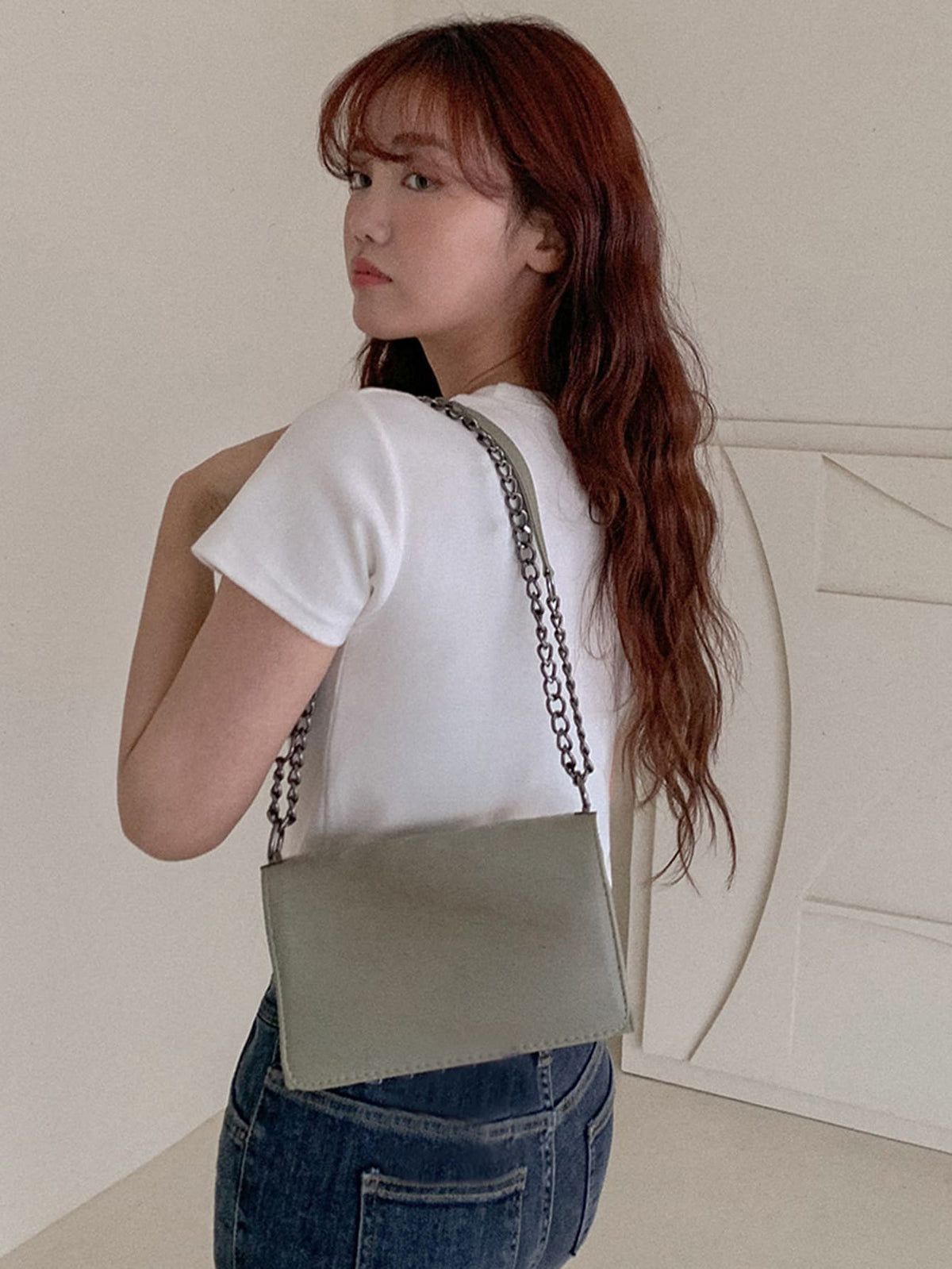 DAZY Solid Round Neck Tee Summer,Business Casual Women
