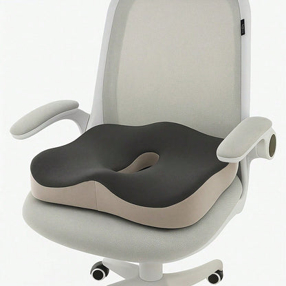 Decompression Cushion, Suitable For Office/Home Chairs, Ultra-Dense Memory Foam, Ergonomic Oval Design To Support Thighs And Hips, Improve Posture, Comfortable Seat All Day Long, Mother's Day Gift
