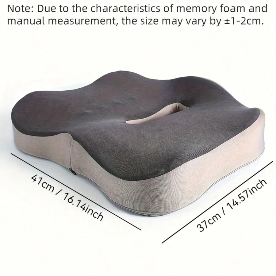 Decompression Cushion, Suitable For Office/Home Chairs, Ultra-Dense Memory Foam, Ergonomic Oval Design To Support Thighs And Hips, Improve Posture, Comfortable Seat All Day Long, Mother's Day Gift