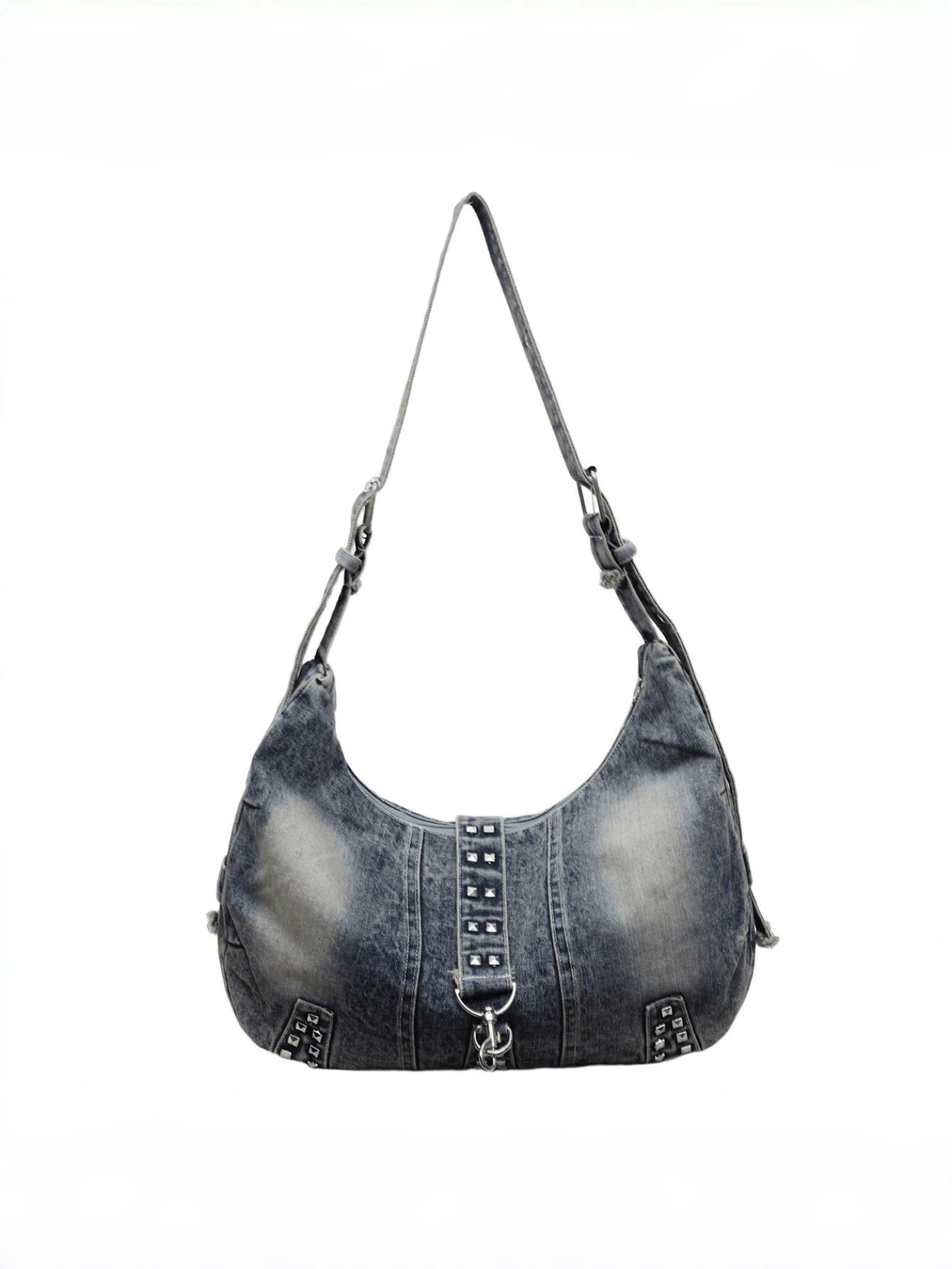 Dedoo Vintage Shoulder Crossbody Bag, Rivet Adjustable Strap Casual Daily Handbag, Large Capacity, School Backpack, Suitable For University Campus