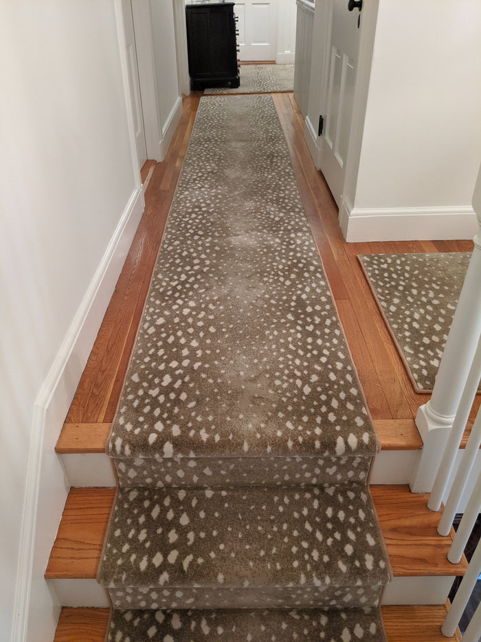 Deerfield 73 Sand Animal Print By Prestige-Custom Carpet Install