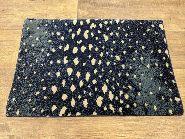 Prestige Mills Stair Runners Deerfield 76 Blue Animal Print By Prestige In Assorted Sizes