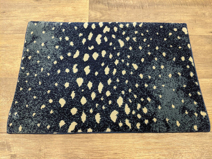 Prestige Mills Stair Runners Deerfield 76 Blue Animal Print By Prestige In Assorted Sizes