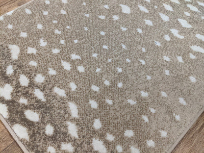 Prestige Mills Stair Runners Deerfield 83 Almond Animal Print By Prestige In Assorted Sizes