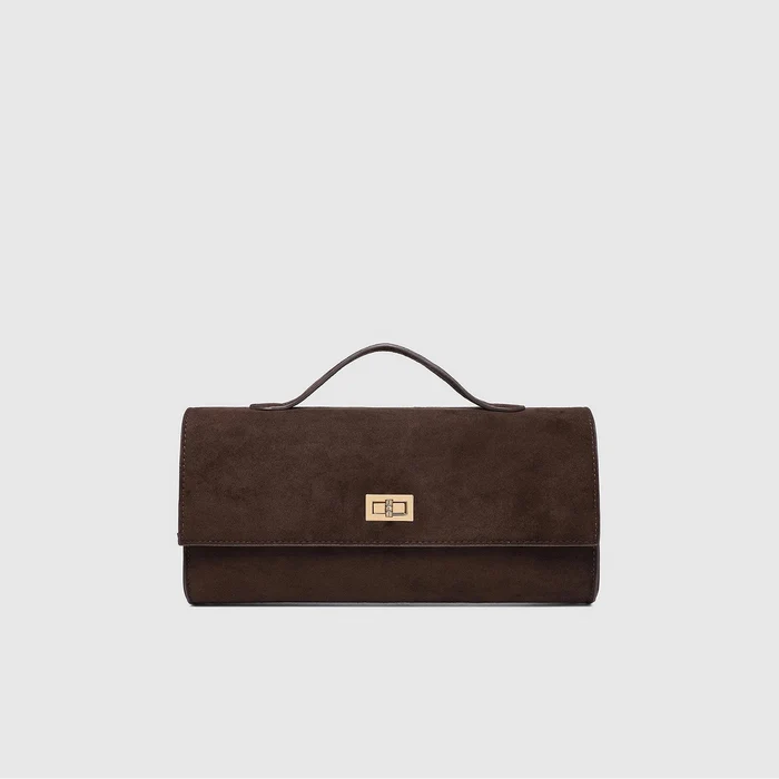 Delaney Suedette Clutch