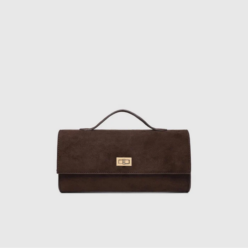 Delaney Suedette Clutch
