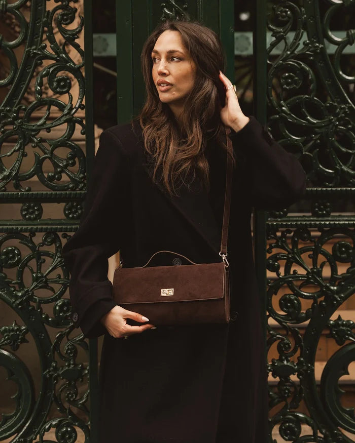 Delaney Suedette Clutch