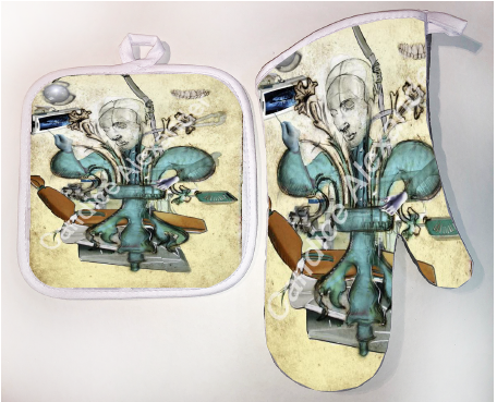 Pot Holder & Oven Mitt Set