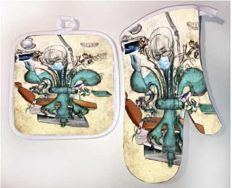 Pot Holder & Oven Mitt Set