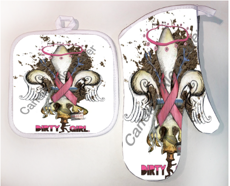 Pot Holder & Oven Mitt Set