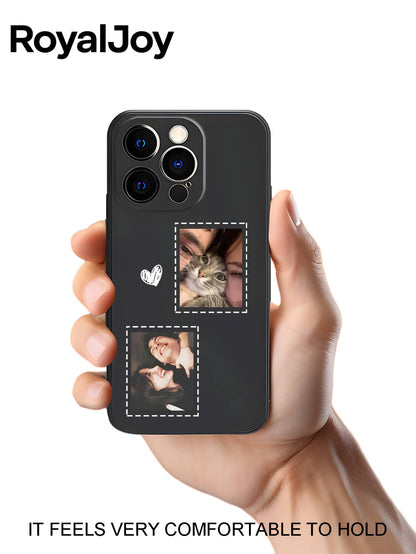 DIY Custom Photo Phone Case With Camera Protection- Photo Personalized For IPhone16E/15PROMAX/14/13MINI/12/11 Pro Max Plus/X/Xs Max- Scratch-Resistant TPU Material- Creative Fashion Gift For Couple