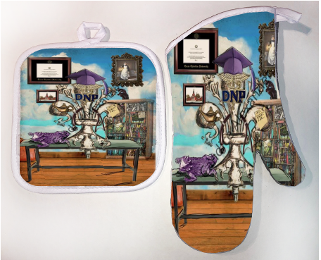 Pot Holder & Oven Mitt Set