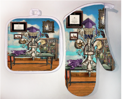 Pot Holder & Oven Mitt Set
