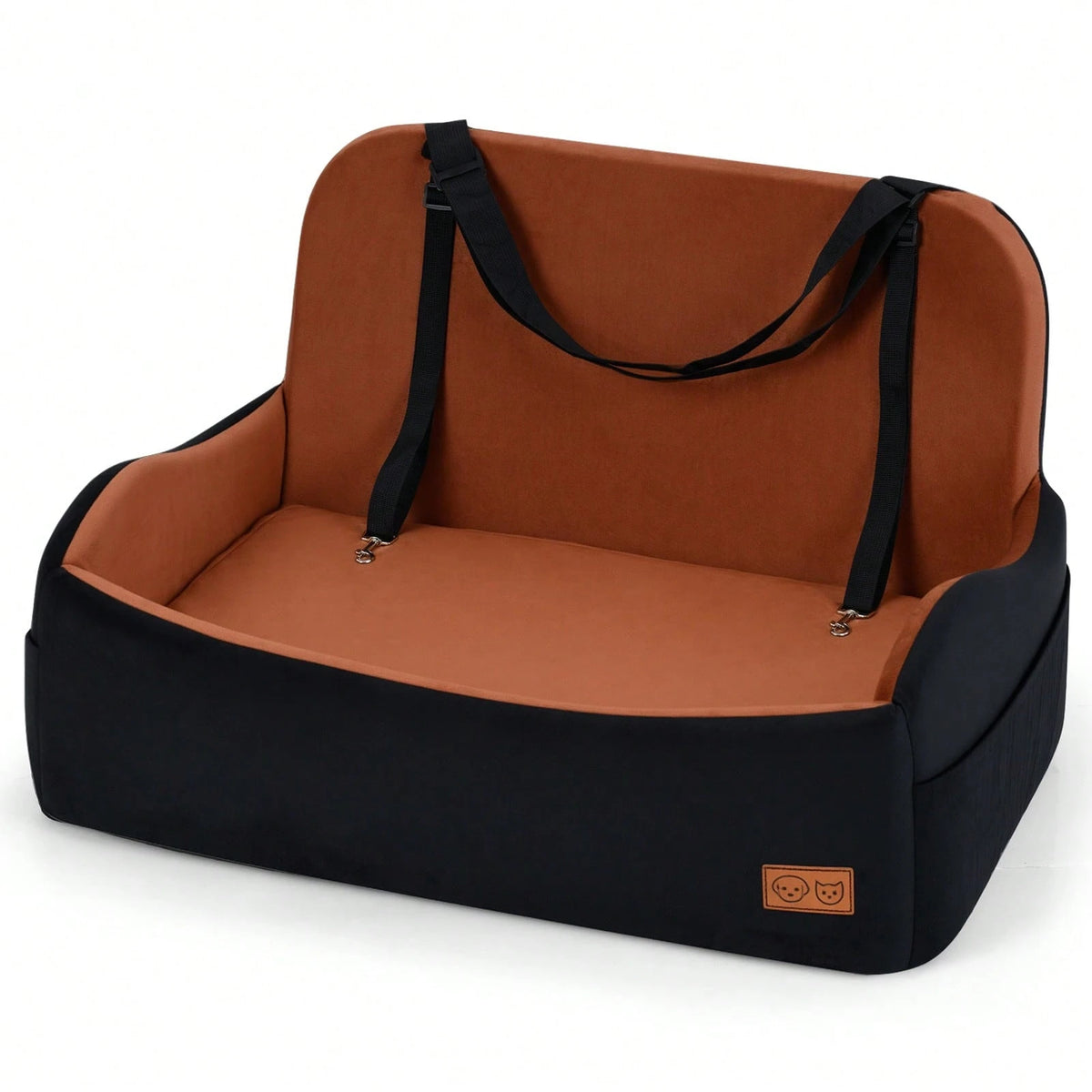 Dog Car Seat For Medium & Large Dogs Up To 55 LbsFoam Dog Booster Seat For Back