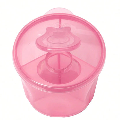 Dr Brown'S Travel Formula Dispenser With Lid,- Pink- Holds 27oz