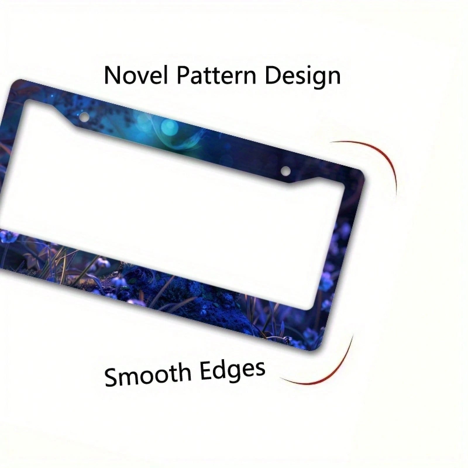 Dragonfly-Themed Metal License Plate Frame- 6.3x12.2- Durable, Rustproof & Easy Install- Decorative Car Front Plate Cover, Room Decor- Car Enthusiasts & Dragonfly Lovers- Great Car Owners & Home