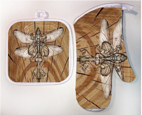 Pot Holder & Oven Mitt Set