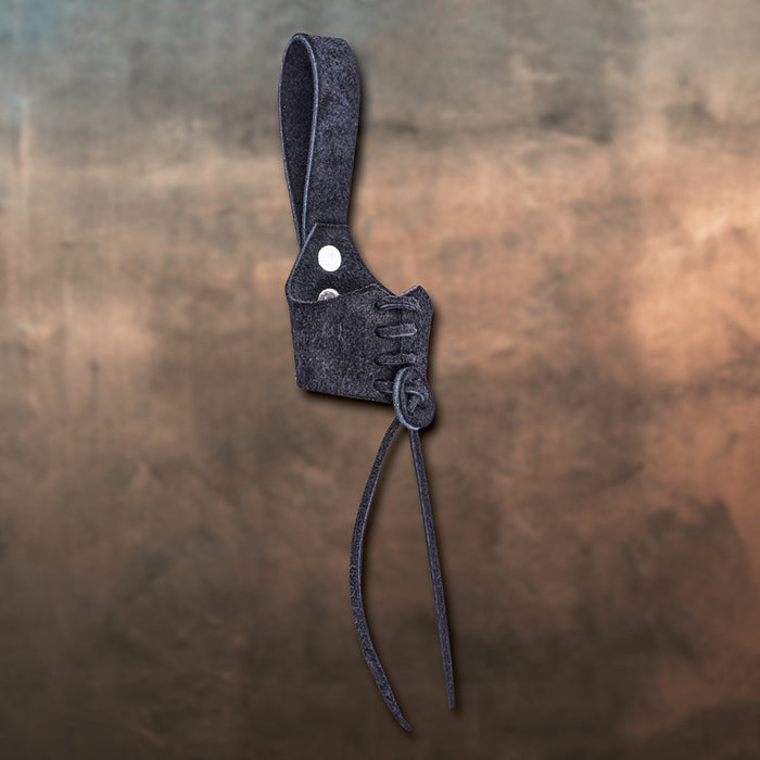 Drinking Horn of Freya - Suede Belt Holster