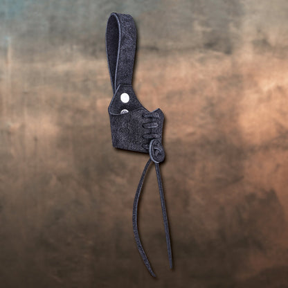 Drinking Horn of Freya - Suede Belt Holster