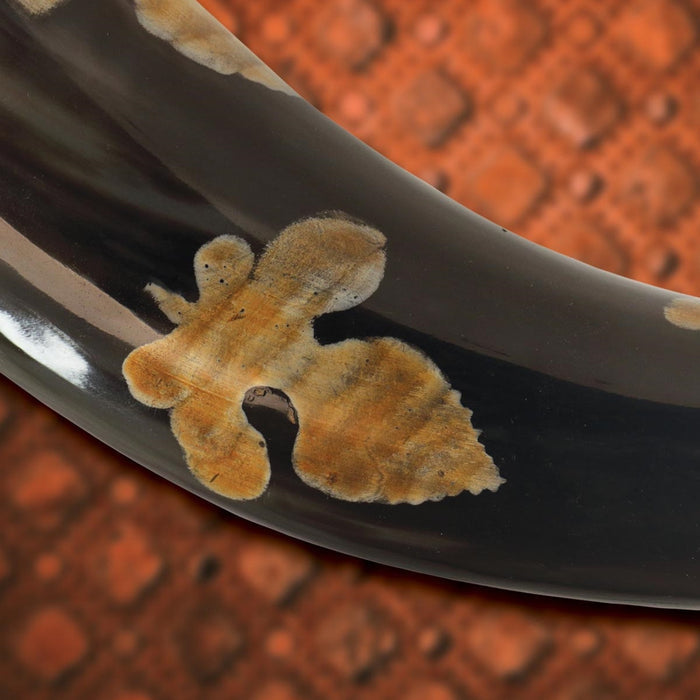 Drinking Horn of Olga - Decorative Leaf Pattern