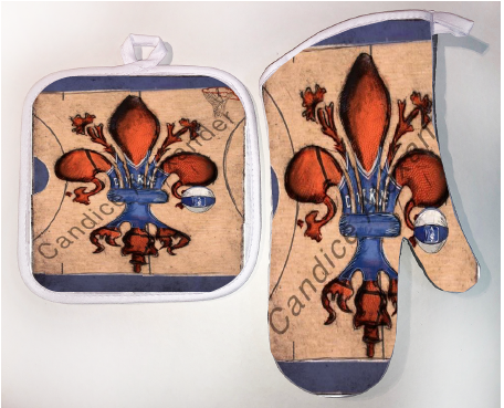 Pot Holder & Oven Mitt Set