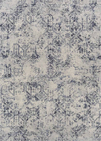 Couristan Area Rugs Easton Area Rugs 6437-7656 Blue in 43 Sizes and Unique Shapes