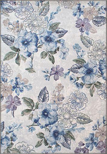 Dynamic Rugs Area Rugs Eclipse Area Rugs 63322-6141 Blue Unique Area Rug Shapes 37 Sizes