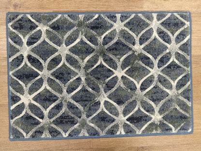 Dynamic Rugs Area Rugs Eclipse Area Rugs 63396-5666 Blue Unique Area Rug Shapes 37 Sizes