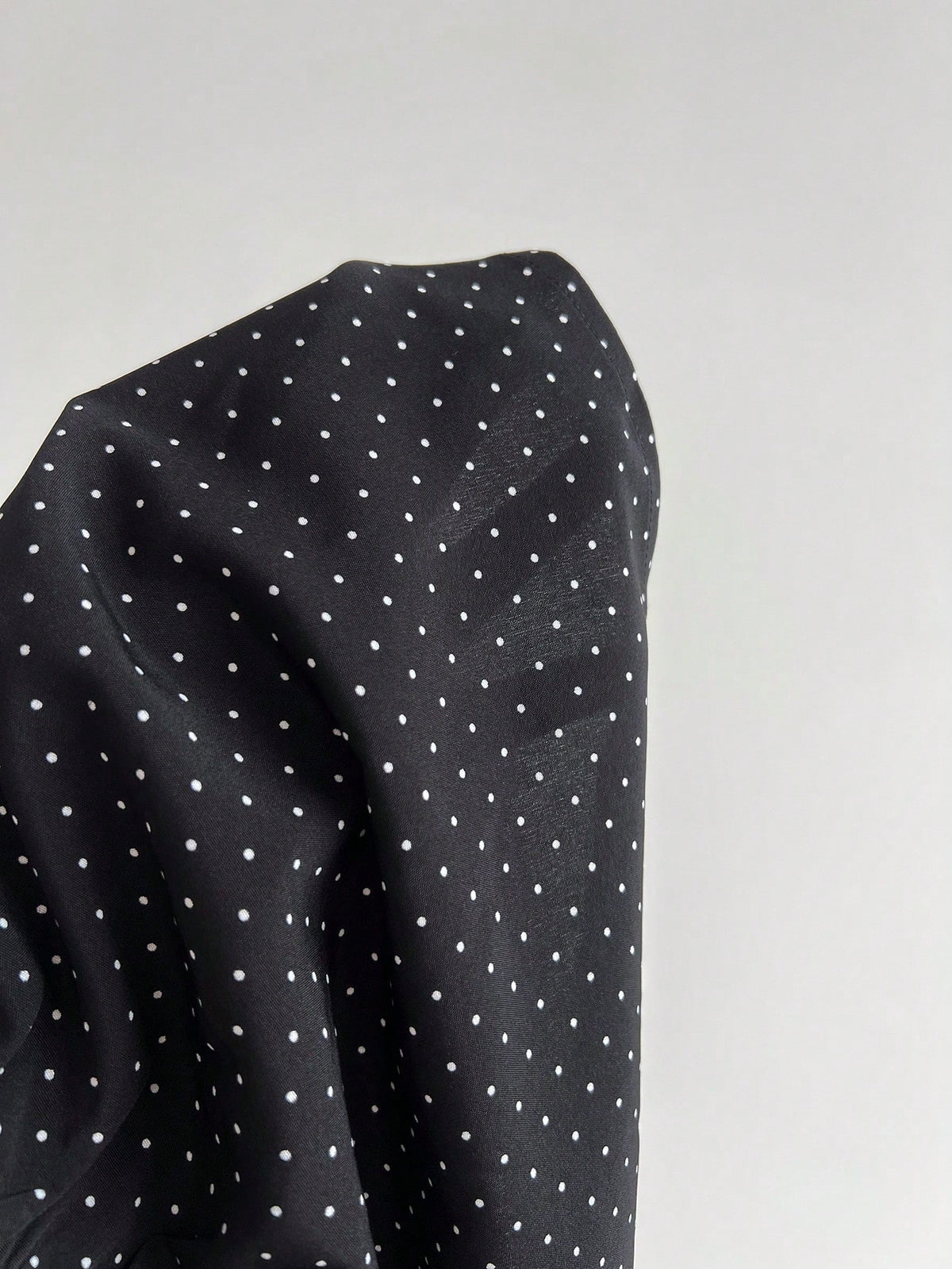 Elamini Women's Comfortable Square Neck Polka Dot Print Short Sleeve Blouse,Summer Tops,Summer Clothes,Holiday,Polka Dot,Vacation