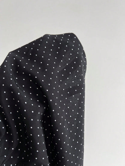 Elamini Women's Comfortable Square Neck Polka Dot Print Short Sleeve Blouse,Summer Tops,Summer Clothes,Holiday,Polka Dot,Vacation