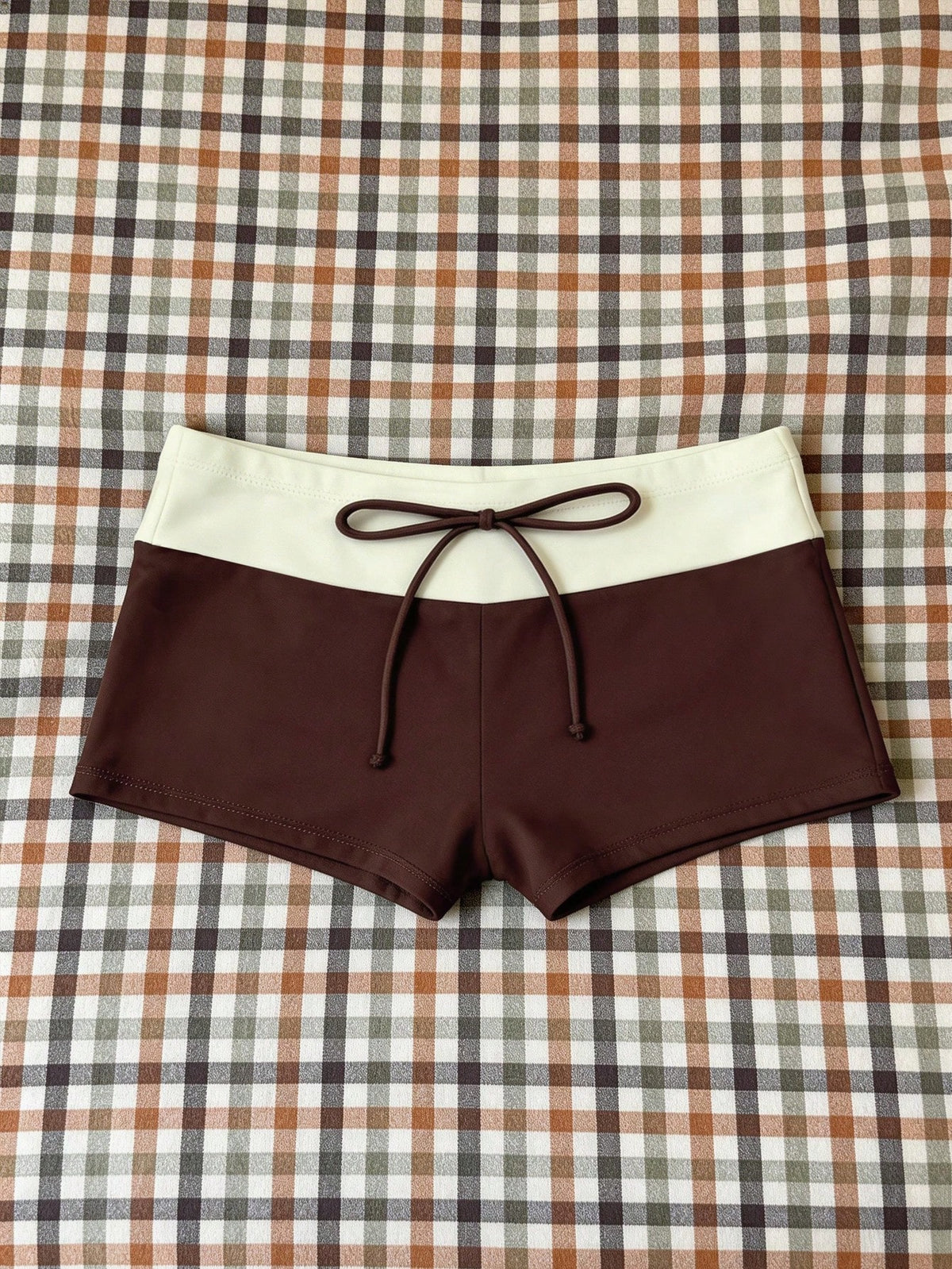 Elavelle Women's High Waist Bowknot Printed Bikini Bottom, Spring/Summer