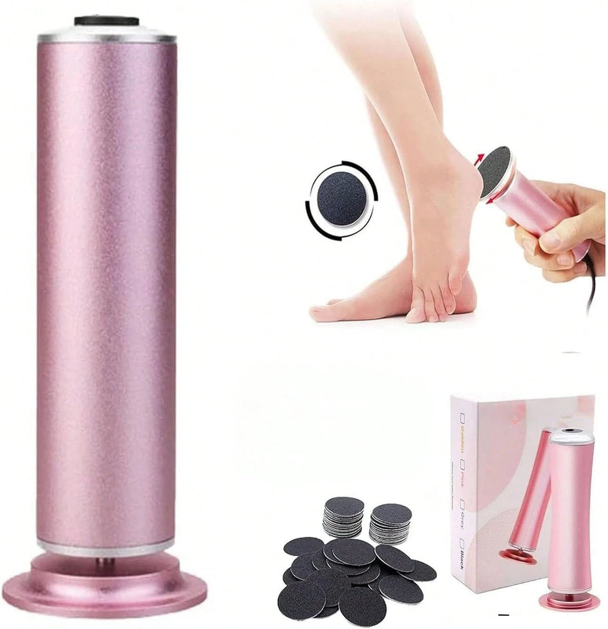 Electric Foot Callus Remover, Electric Foot File For Callus Removal, Best Pedicure Tool, Foot Cleaner, Foot Scrubber For Dead Skin And Dry Heel Cracks