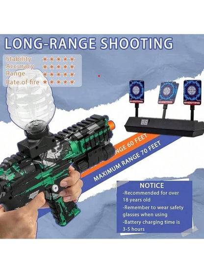 Electric Gel Ball Blaster, Manual & Automatic Gel Ball, Rechargeable Splatter Ball Blaster For Outdoor Activities Team Game