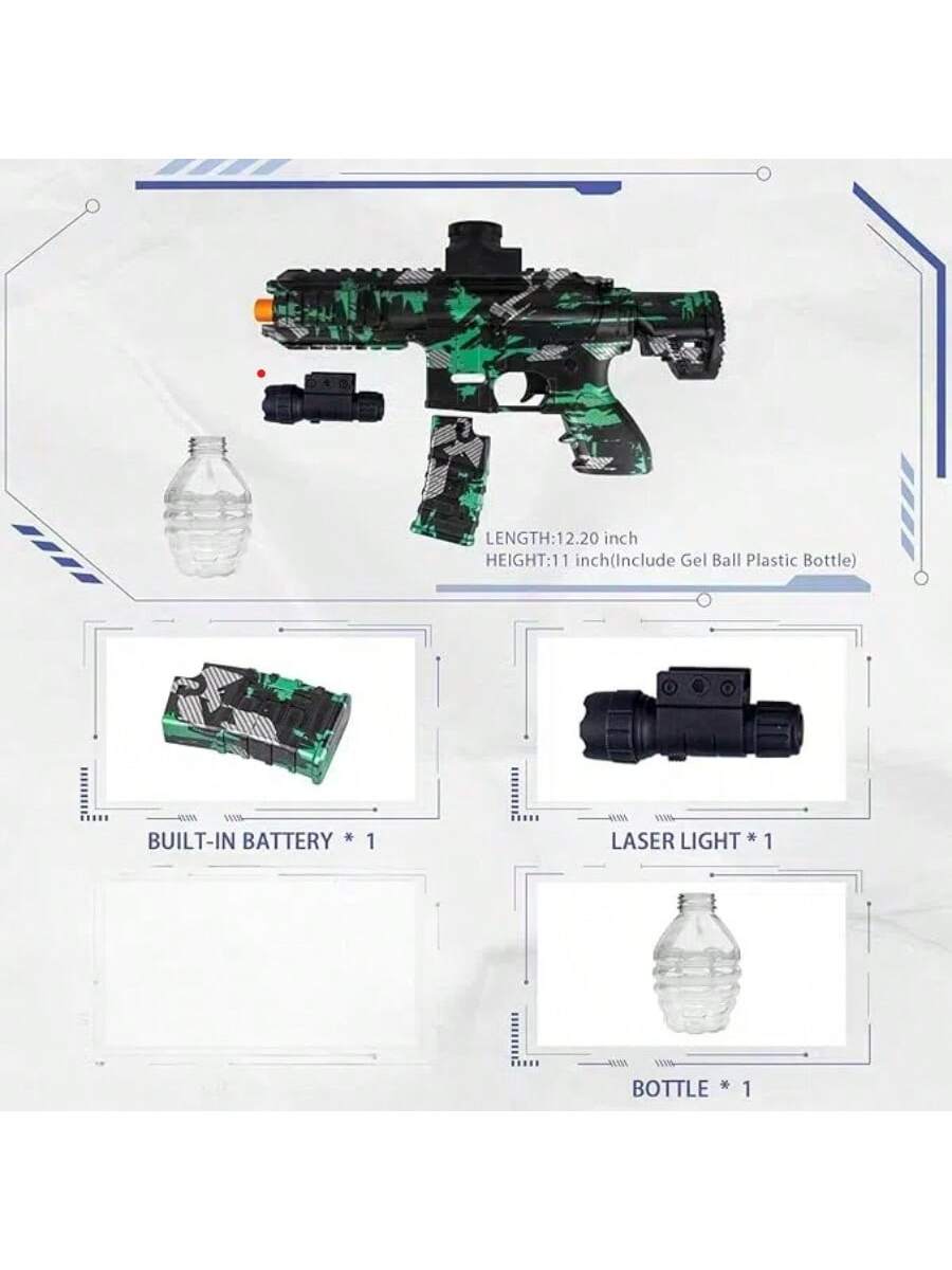 Electric Gel Ball Blaster, Manual & Automatic Gel Ball, Rechargeable Splatter Ball Blaster For Outdoor Activities Team Game