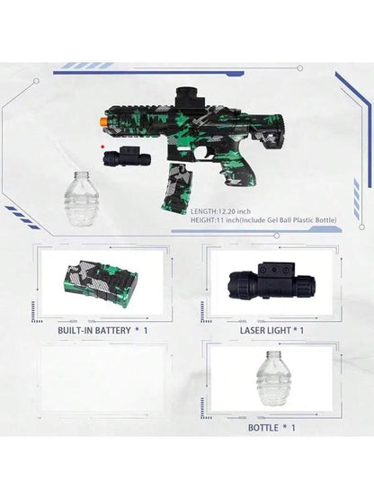 Electric Gel Ball Blaster, Manual & Automatic Gel Ball, Rechargeable Splatter Ball Blaster For Outdoor Activities Team Game