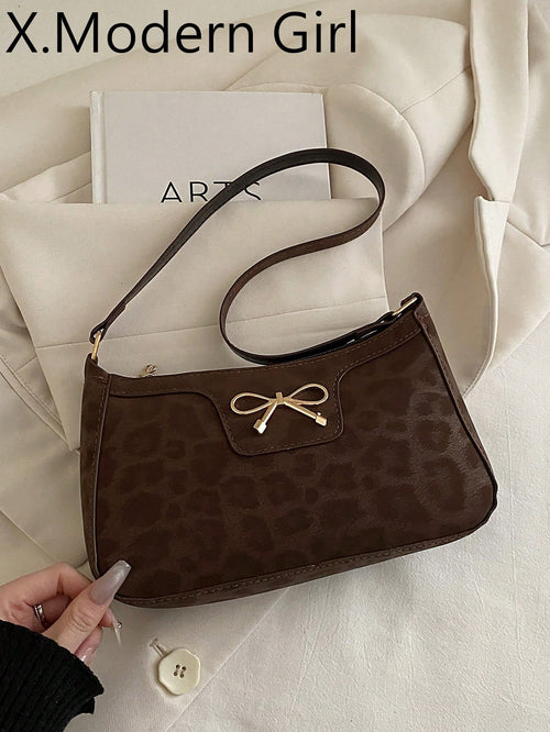 Elegant Crescent Underarm Shoulder Bag, Women's Fashion Casual Solid Color Underarm Bag