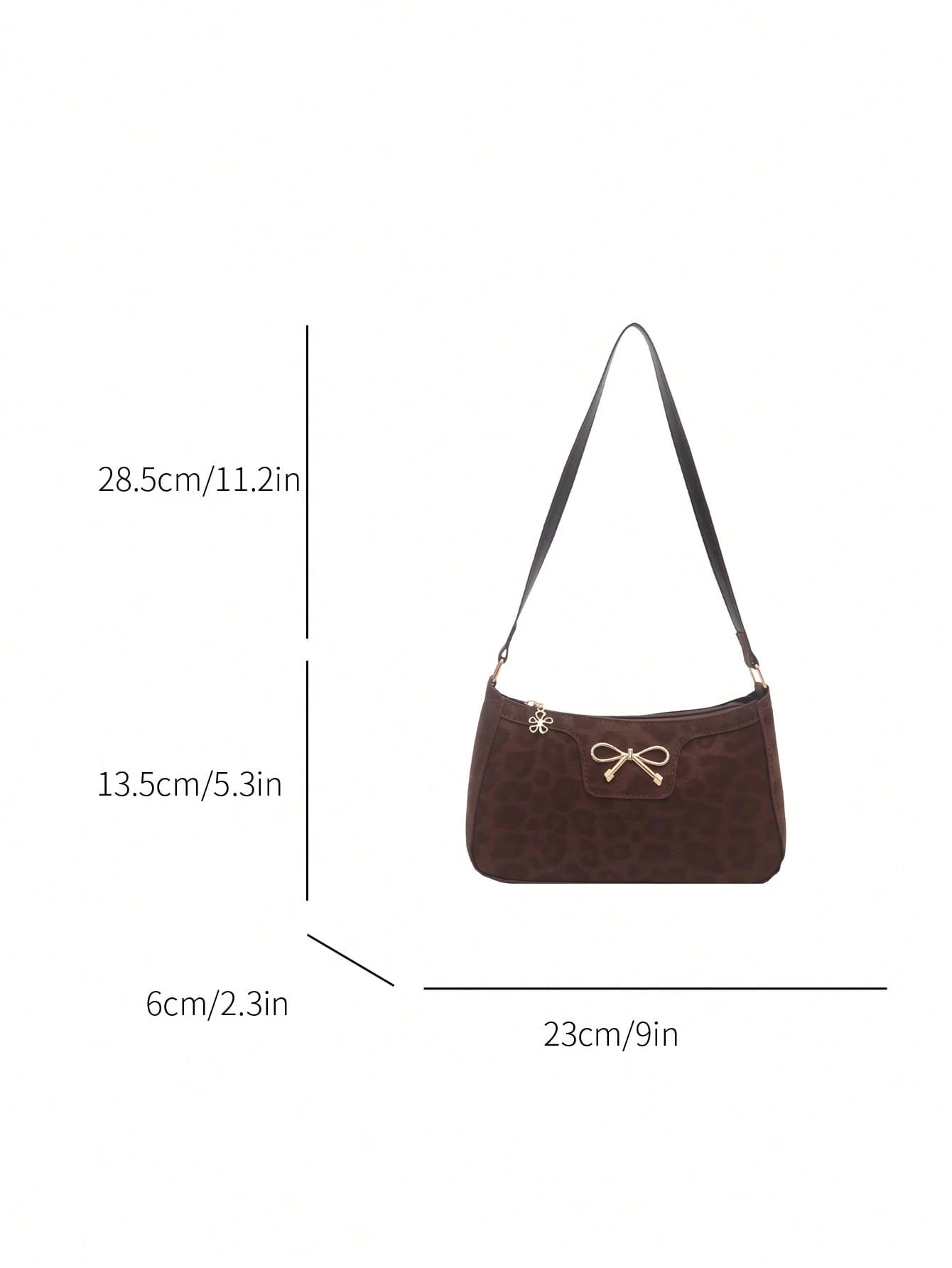 Elegant Crescent Underarm Shoulder Bag, Women's Fashion Casual Solid Color Underarm Bag