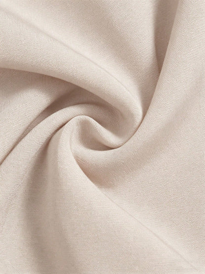 Elenzga Beige,Winter,Elegant,Office 2026 New Retro High Waist Wide Leg Pants,Women's Draping Loose Straight Leg Trousers,Commuting & Casual Fashion Versatile