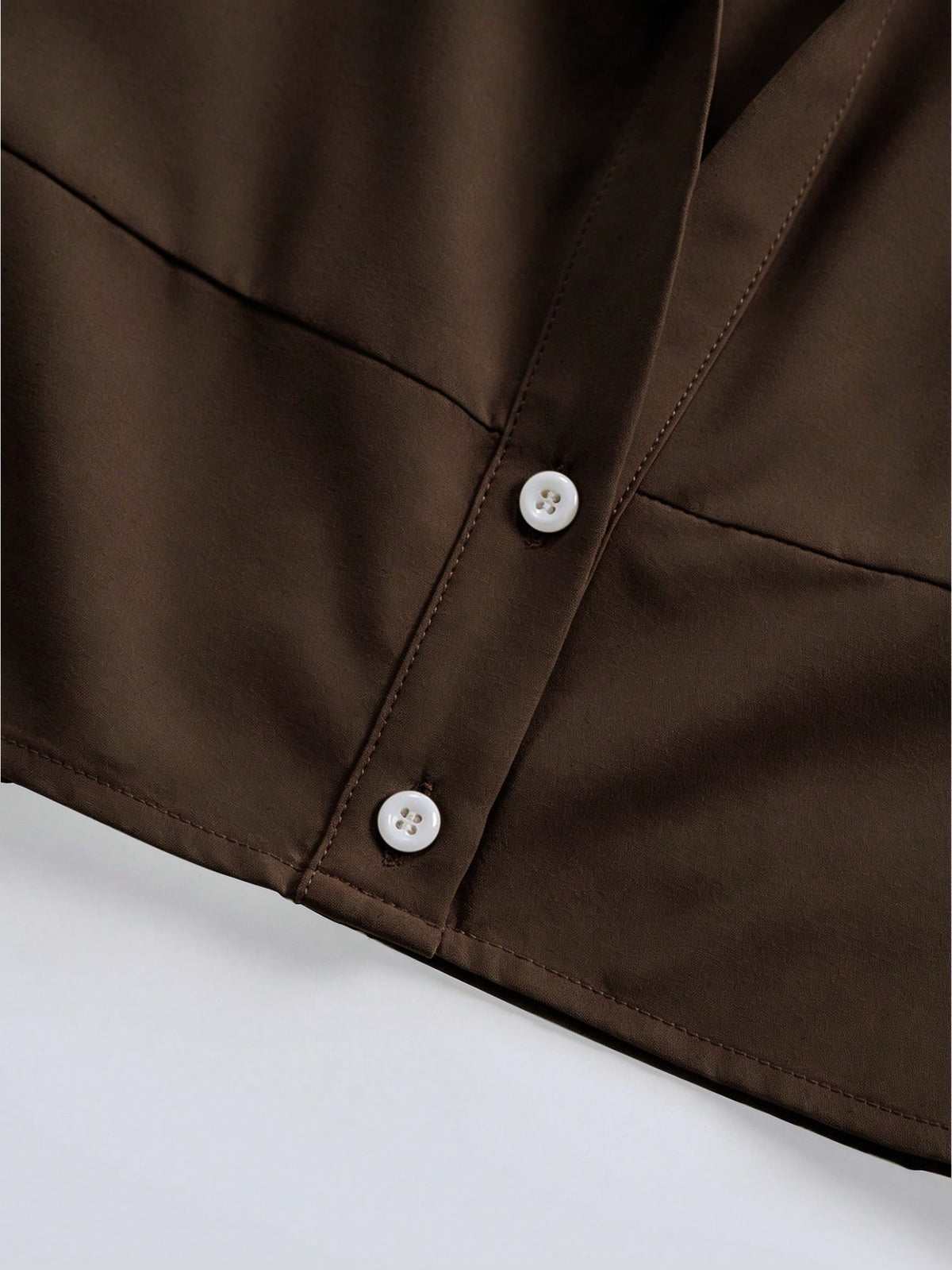 Elenzga Women's Solid Color 2 In 1 Casual Commuter Shirt
