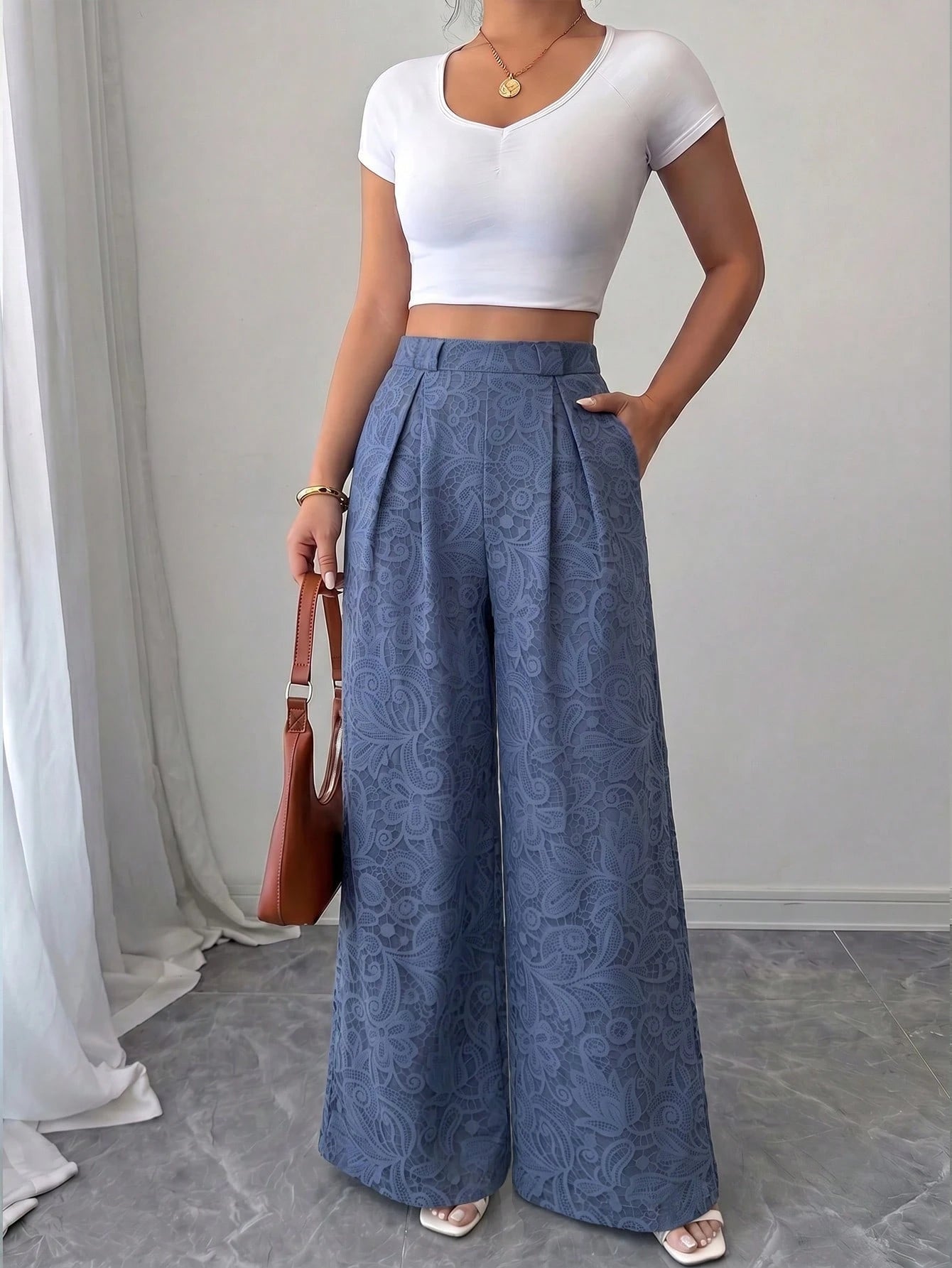 Elenzya Spring/Summer New Casual High-Waist Polka Dot Skorts, Vintage Belt Style, Elegant Design Suitable For Daily Wear, Work, Graduation Season, Music Festival, Derby, Horse Racing, Independen