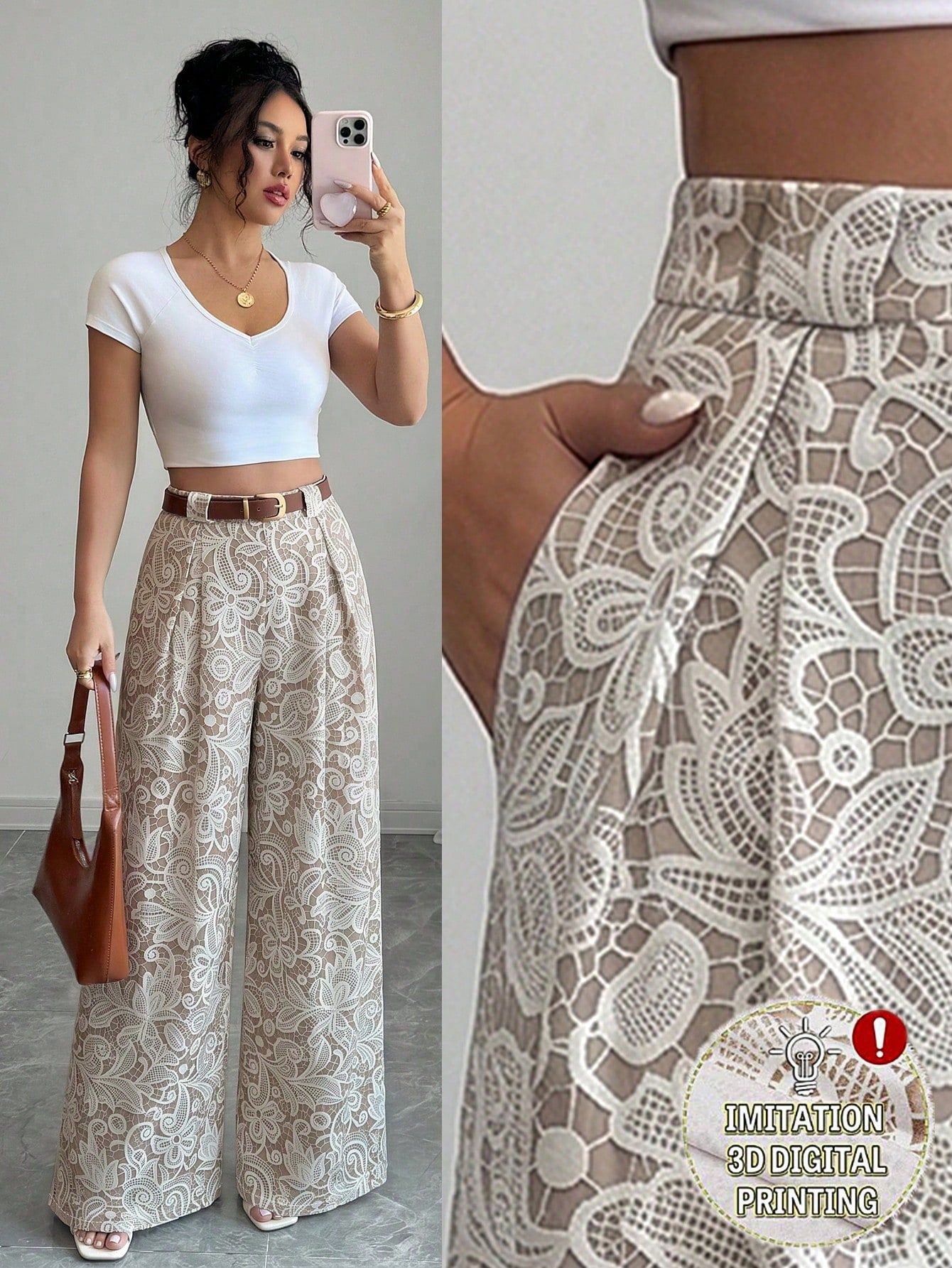 Elenzya Spring/Summer New Casual High-Waist Polka Dot Skorts, Vintage Belt Style, Elegant Design Suitable For Daily Wear, Work, Graduation Season, Music Festival, Derby, Horse Racing, Independen