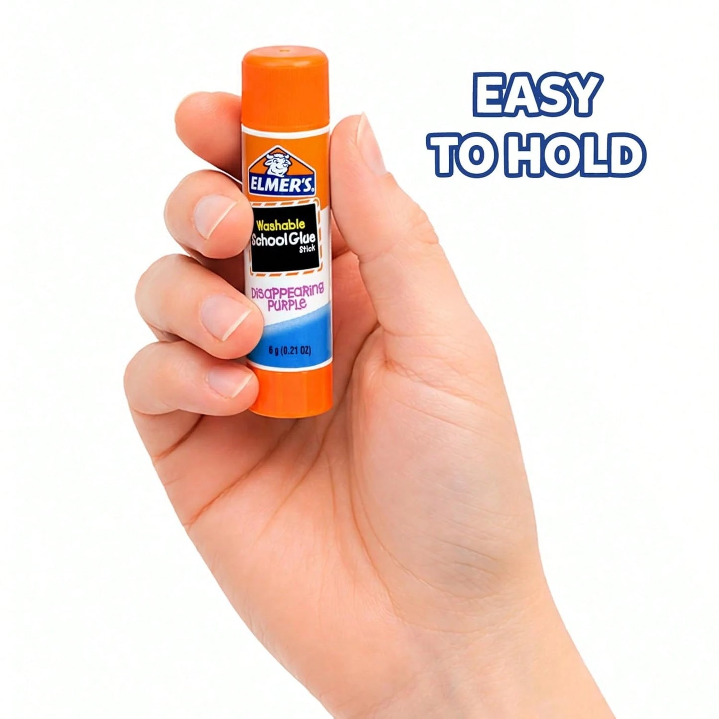 Elmer'S Disappearing Purple School Glue Sticks, Washable, 6 Grams, 12 Count- Arts &Amp; Crafts, Poster, Projects, Back To School, #1 Teacher Brand