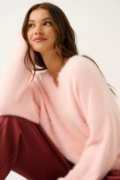 Emmie Knit Sweater - Blush