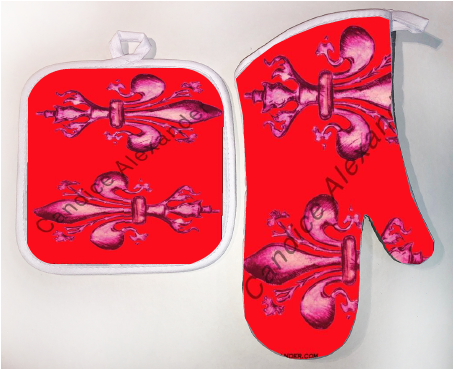 Pot Holder & Oven Mitt Set