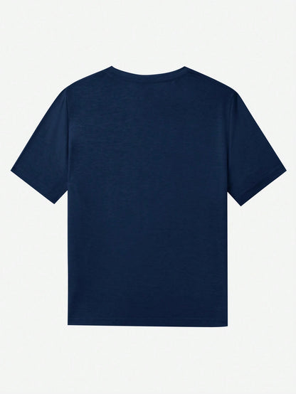 Essnce 4pcs Solid Color Round Neck Casual All-Match Tee, Versatile Plus Size Women T-Shirt For Summer