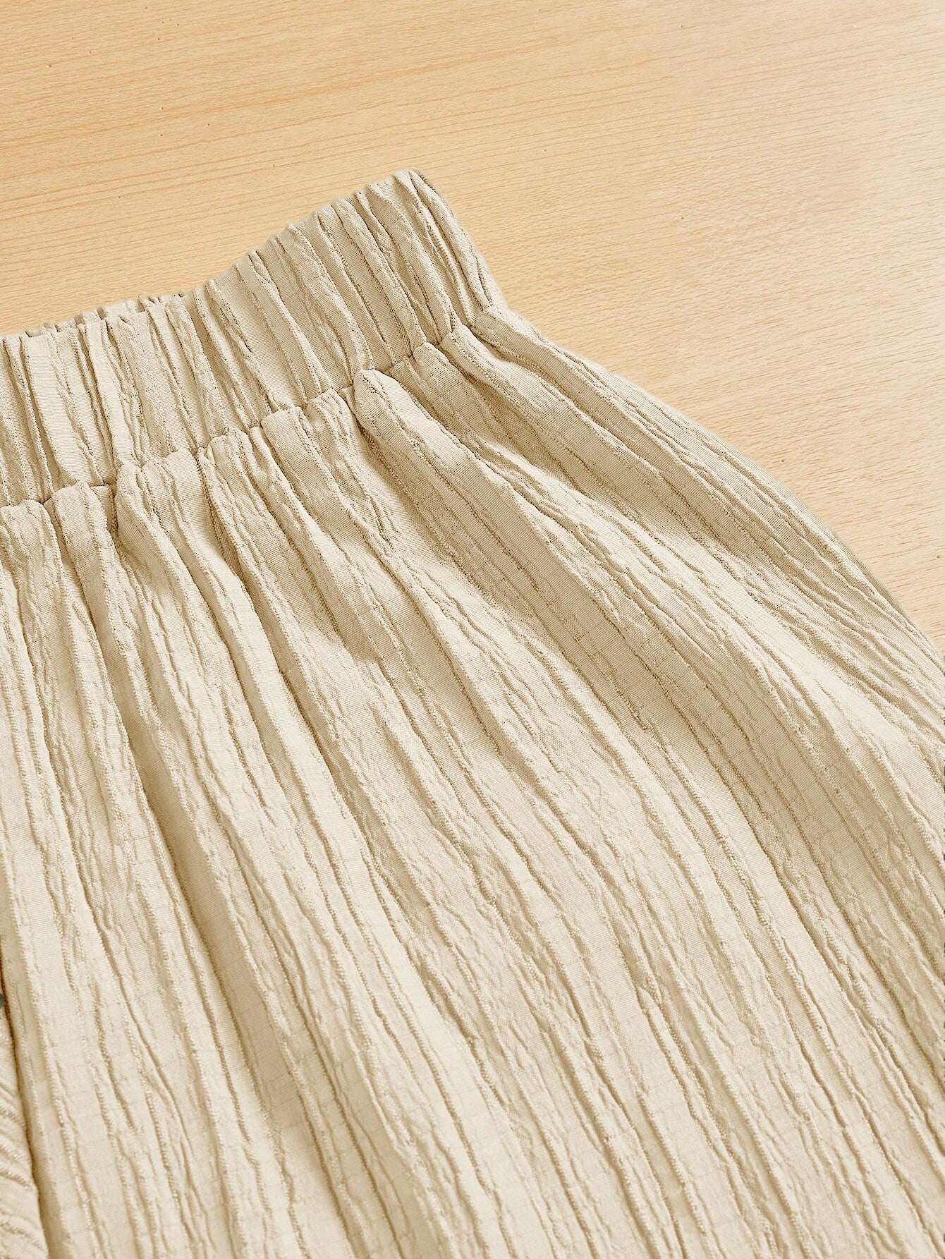 Essnce Women's Casual Simple Textured Long Pants Summer Spring Valentine Day New Years