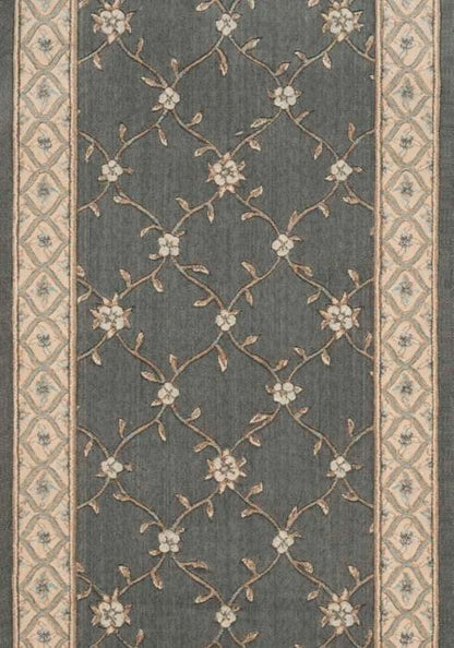 Nourison Stair Runner Estate 2 Stair Runner Bilington Granite 30in and 36in Wool-Sold by the Foot