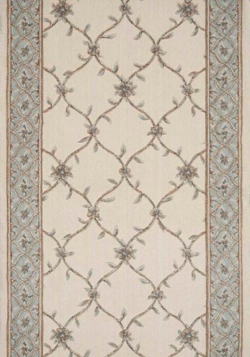 Nourison Stair Runner Estate 2 Stair Runner Bilington Ivory 30in and 36in Wool-Sold by the Foot