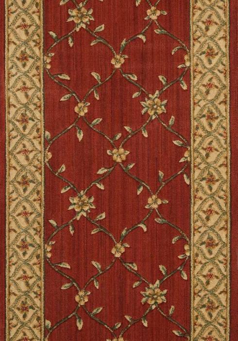 Nourison Stair Runner Estate 2 Stair Runner Bilington Russet 30in and 36in Wool-Sold by the Foot