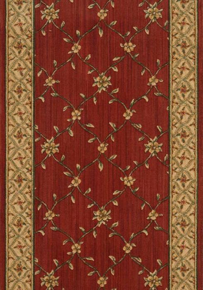 Nourison Stair Runner Estate 2 Stair Runner Bilington Russet 30in and 36in Wool-Sold by the Foot
